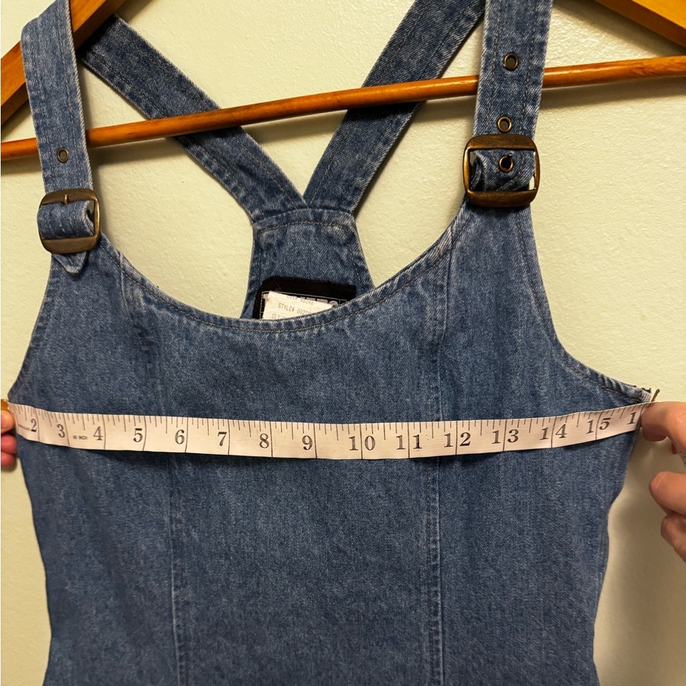 Dark Blue Denim Dress - Picture 10 of 10